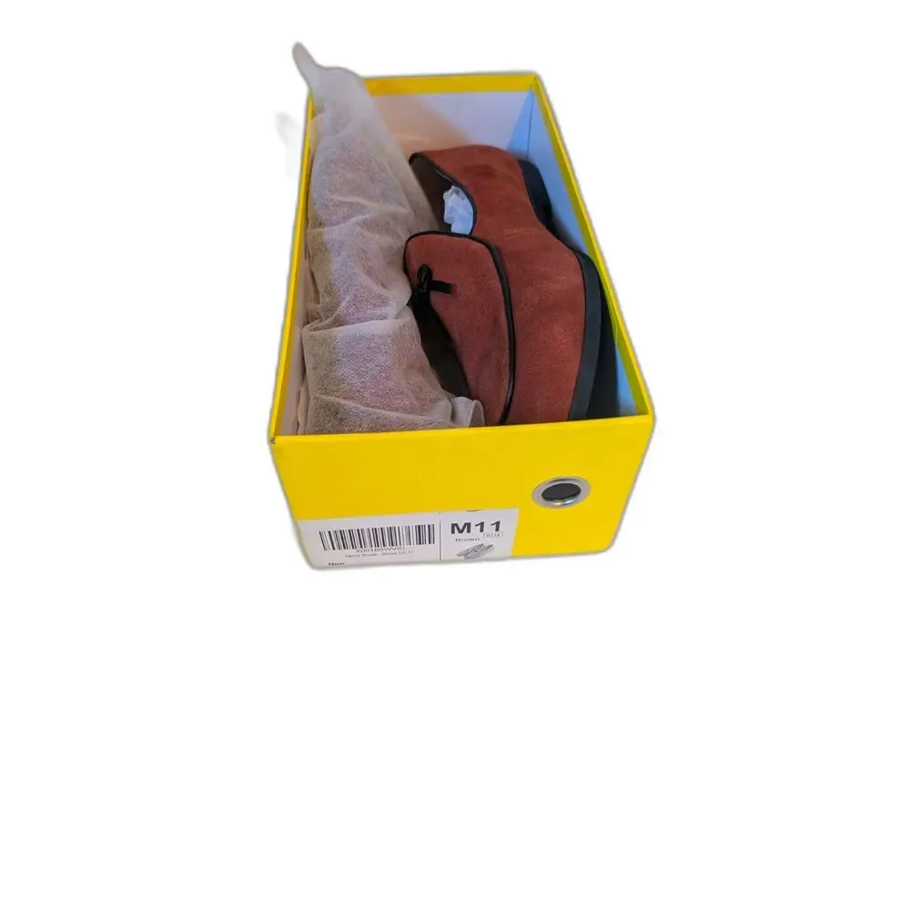 Journey West Men's Vintage Loafers Brown Size M11 - Picture 7 of 8